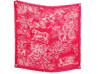  foulard dior carre 90 toile de jouy en soie rose