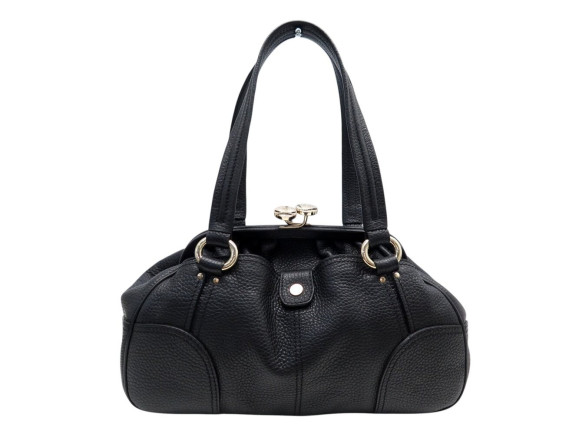 sac a main celine kiss lock forme docteur en cuir