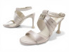  chaussures chanel g39654 sandales 38.5 en satin