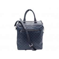 SACOCHE DE VOYAGE LOUIS VUITTON NEWPORT N41588 EN TOILE DAMIER COBALT BAG 2900€