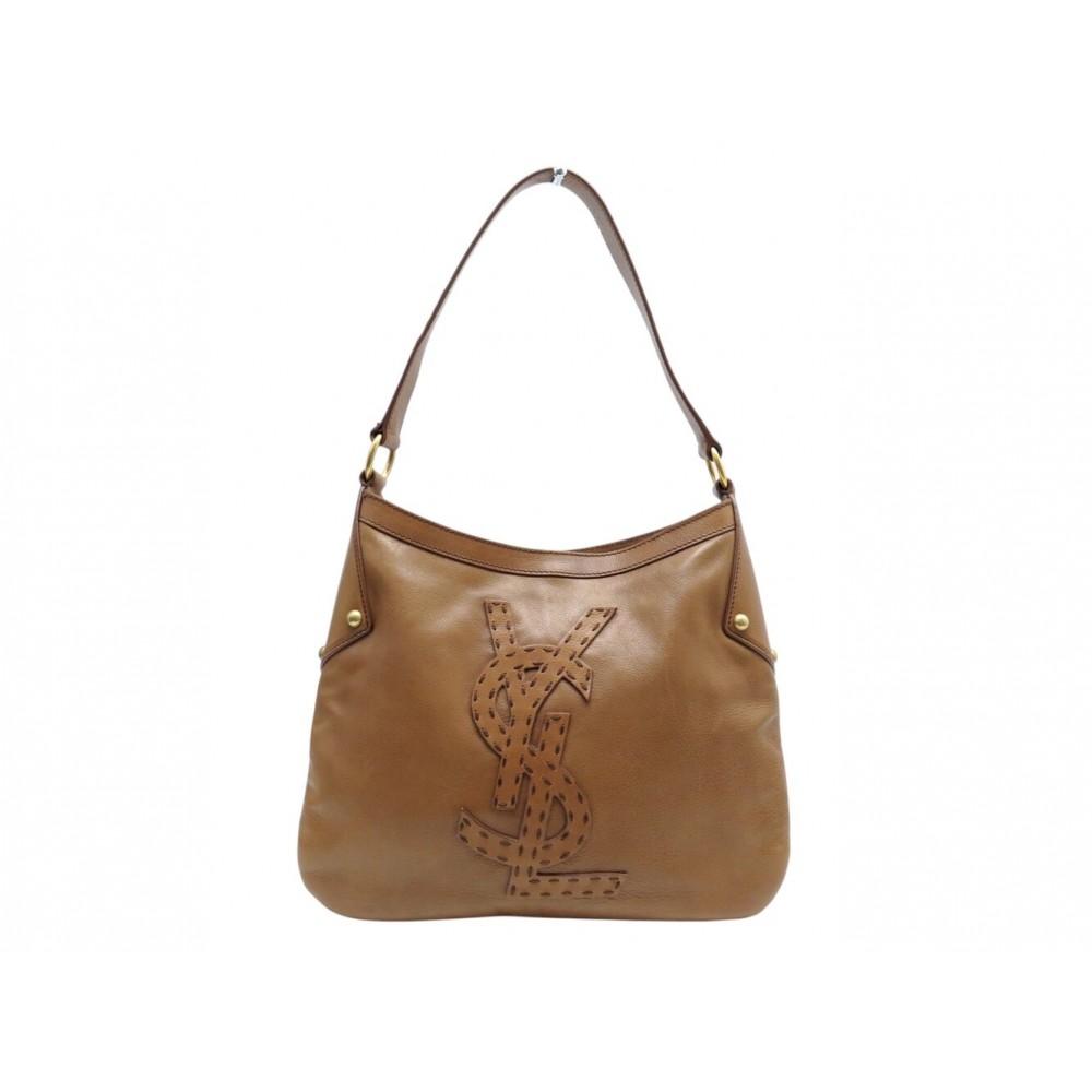 VINTAGE SAC A MAIN YVES SAINT LAURENT RIVE GAUCHE LOGO YSL 147088 HOBO BAG 2600€