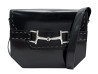 VINTAGE SAC A MAIN CELINE BESACE MORS BANDOULIERE EN CUIR BOX NOIR HANDBAG 2700€