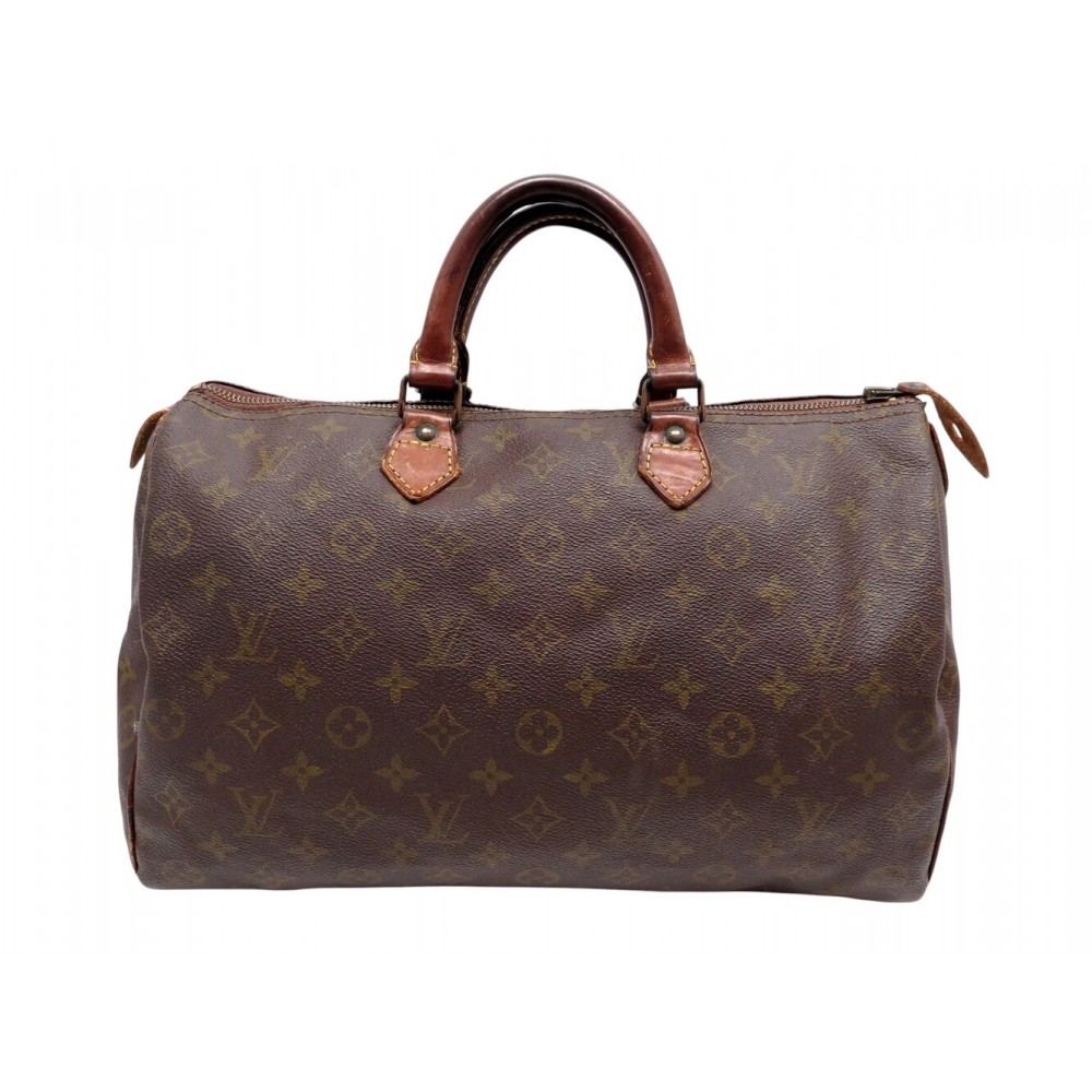 VINTAGE SAC A MAIN LOUIS VUITTON SPEEDY 35 TOILE MONOGRAM M41107 HAND BAG 1400€