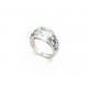 BAGUE MAUBOUSSIN NUIT D'AMOUR T52 OR PIERRE AIGUE MARINE DIAMANTS SAPHIRS 4230€
