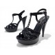 CHAUSSURES YVES SAINT LAURENT SANDALES PLATEFORME A TALONS 37 EN CUIR SHOES 930€