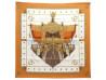 NEUF VINTAGE FOULARD HERMES VUE DU CARROSSE DE LA GALERE CARRE 90 CM SCARF 580€