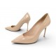 NEUF CHAUSSURES DIOR D-STILETTO KCP316VNIS12U 42 EN CUIR VERNIS NUDE SHOES 950€