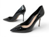 CHAUSSURES DIOR D-STILETTO KCP316VNIS900 42 EN CUIR VERNIS NOIR BLACK SHOES 950€