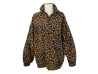NEUF VESTE BALENCIAGA 678409 BLOUSON POLAIRE MOTIFS LEOPARD S 36 OVERSIZE 2400€