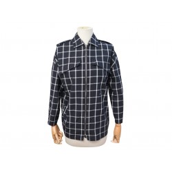 NEUF VESTE HERMES HERMES ZIPPEE LOGO CALECHE A CARREAUX 34 XS COTON JACKET 1700€