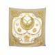 VINTAGE FOULARD HERMES LES CAVALIERS D'OR 1ERE EDITION CARRE 90 SOIE SCARF 580€