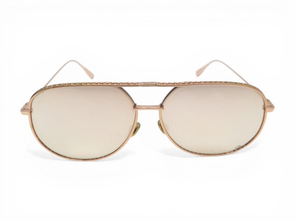 LUNETTES DE SOLEIL DIOR DIORBYDIOR DDBSQ CANNAGE METAL DORE ETUI SUNGLASSES 430€
