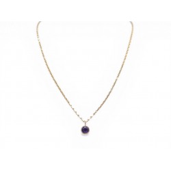 NEUF PENDENTIF POIRAY LOLITA AMETHYSTE 1 CARAT + CHAINE HISTOIRE D OR 9K 890€