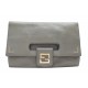 SAC A MAIN FENDI POCHETTE FERMOIR FF 8M0233 EN CUIR TAUPE CLUTCH HAND BAG 1200€