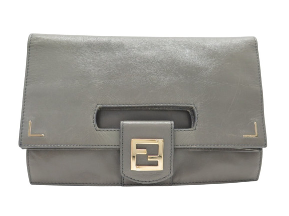 sac a main fendi pochette fermoir ff 8m0233 en cuir