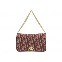 VINTAGE SAC A MAIN CHRISTIAN DIOR POCHETTE TOILE OBLIQUE BANDOULIERE BAG 1900€