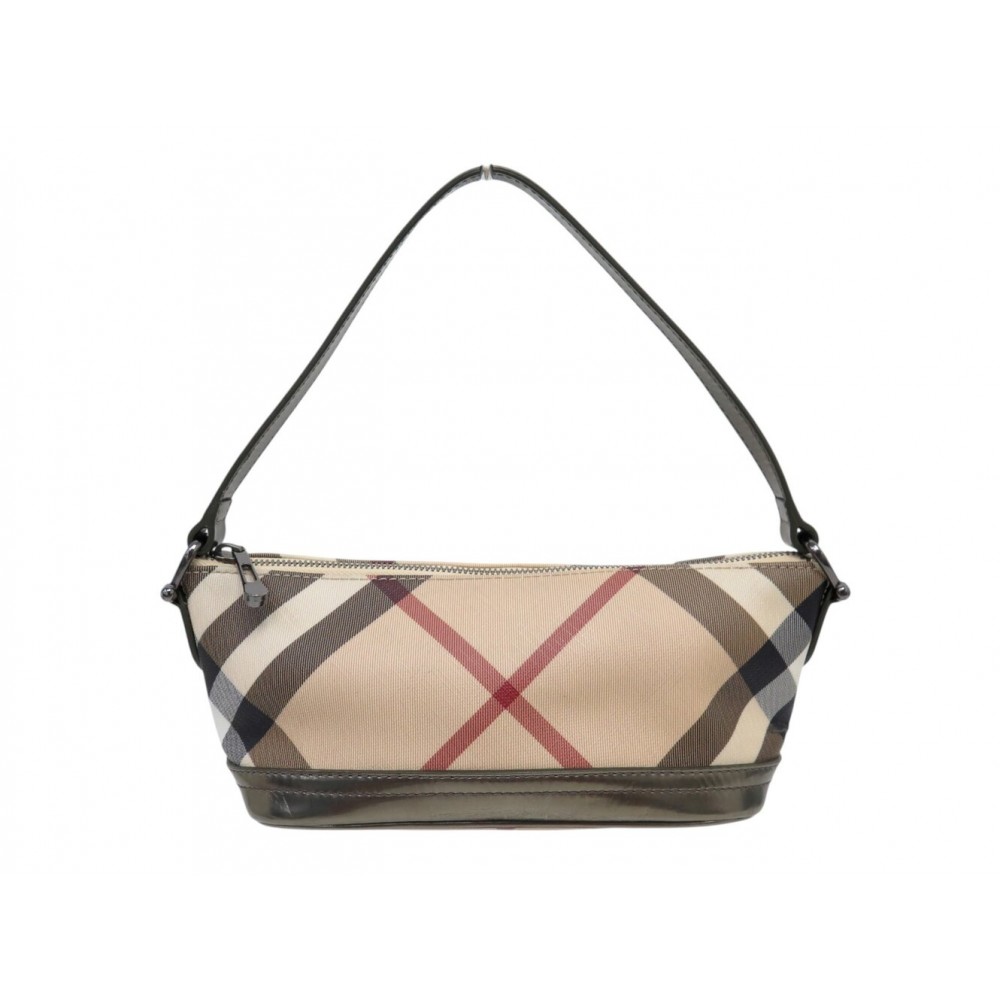 SAC A MAIN BURBERRY BARTON NOVA CHECK PORTE EPAULE TARTAN BEIGE HAND BAG 1000€
