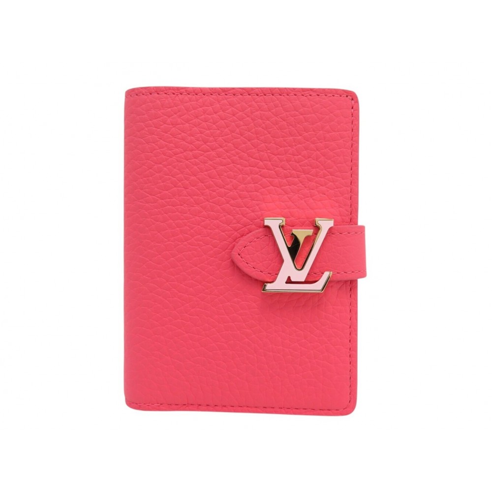 NEUF PORTEFEUILLE LOUIS VUITTON COMPACT LV VERTICAL M82461 PORTE MONNAIE 820€