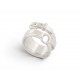 BAGUE HERMES DEBRIDEE GM T58 EN ARGENT MASSIF 925 10GR SILVER STERLING RING 635€
