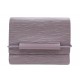 NEUF PORTEFEUILLE LOUIS VUITTON ELASTIQUE EN CUIR EPI LILAS M6367B WALLET 540€