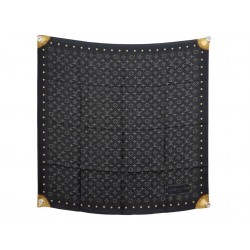 NEUF FOULARD LOUIS VUITTON MALLE MONOGRAM LV 401910 CARRE 90 EN SOIE SCARF 490€