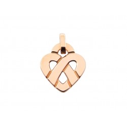 NEUF PENDENTIF POIRAY COEUR ENTRELACE PM 328313 EN OR ROSE 18K GOLD PENDANT 850€