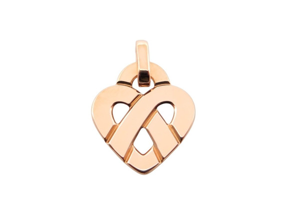 pendentif poiray coeur entrelace pm 328313 en or