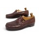 VINTAGE CHAUSSURES JM WESTON MOCASSINS 180 7E 41 41.5 EN CUIR CROCODILE 4890€