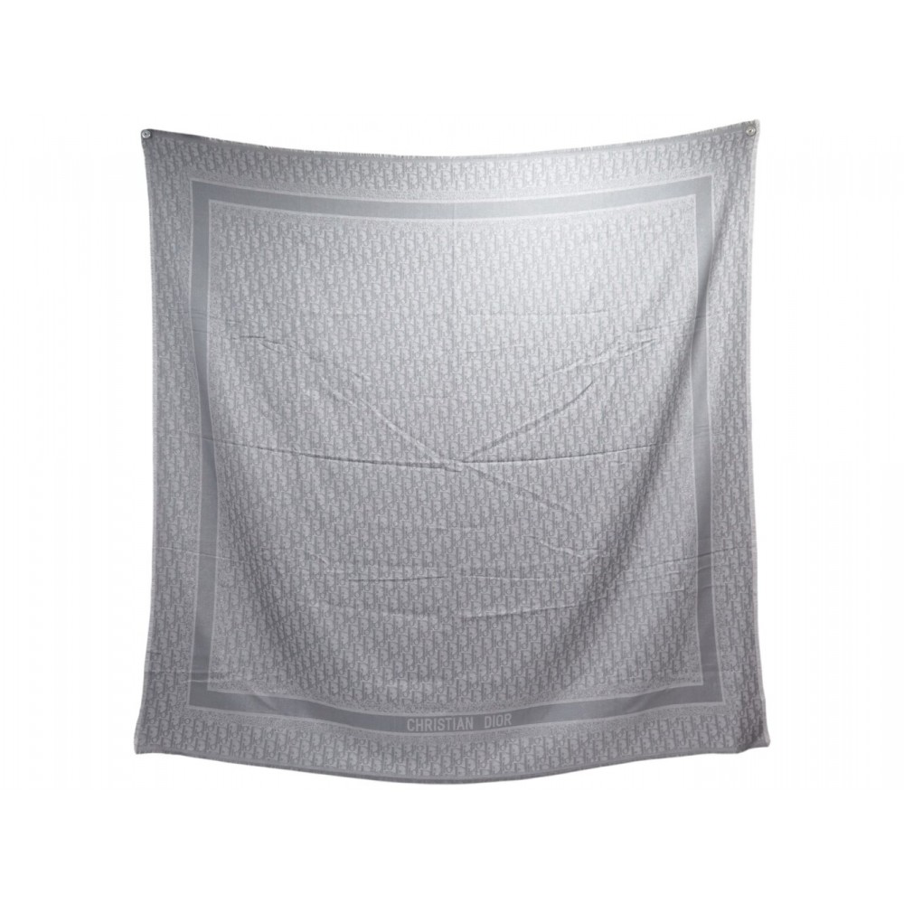 NEUF CHALE CHRISTIAN DIOR MONOGRAMME OBLIQUE 41DOB140L670 CARRE 140CM SCARF 750€