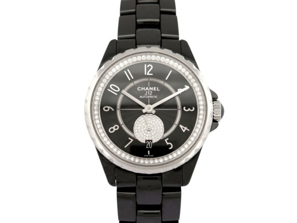 montre chanel j12 365 h3840 36.5mm diamants ceramique
