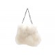 SAC A MAIN CHRISTIAN DIOR BIJOU STRASS EN FOURRURE DE RENARD FOX FUR HAND BAG