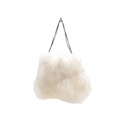 SAC A MAIN CHRISTIAN DIOR BIJOU STRASS EN FOURRURE DE RENARD FOX FUR HAND BAG