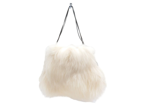 sac a main christian dior bijou strass en fourrure de