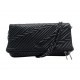 NEUF SAC A MAIN ZADIG & VOLTAIRE POCHETTE ROCK ZIGZAG BANDOULIERE CUIR BAG 445€