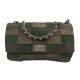 VINTAGE SAC A MAIN CHANEL 2.55 PATCHWORK DAIM MARRON ET VERT DEER HAND BAG 6800€