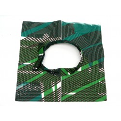 CHAPEAU HERMES GRANDE VISIERE CARREE 57 COTON VERT GREEN HAT SUN VISOR CAP 430€