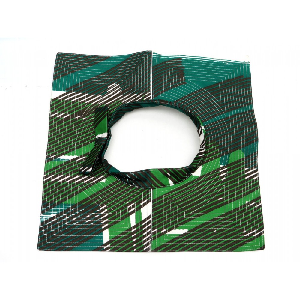 CHAPEAU HERMES GRANDE VISIERE CARREE 57 COTON VERT GREEN HAT SUN VISOR CAP 430€