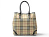 sac a main burberry nova toile check tartan beige