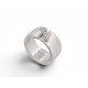 BAGUE CHAUMET LIENS EVIDENCE GM T53 OR BLANC & DIAMANTS GOLD DIAMONDS RING 4000€