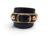 bracelet balenciaga metallic edge triple tour 390643