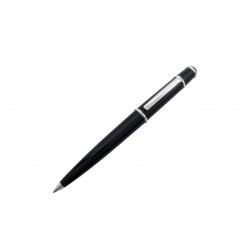 NEUF STYLO BILLE CARTIER DIABOLO CRST180010 EN RESINE NOIR BLACK BALLPOINT 490€