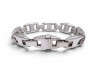 bracelet hermes cassiopee 17.7 cm en argent