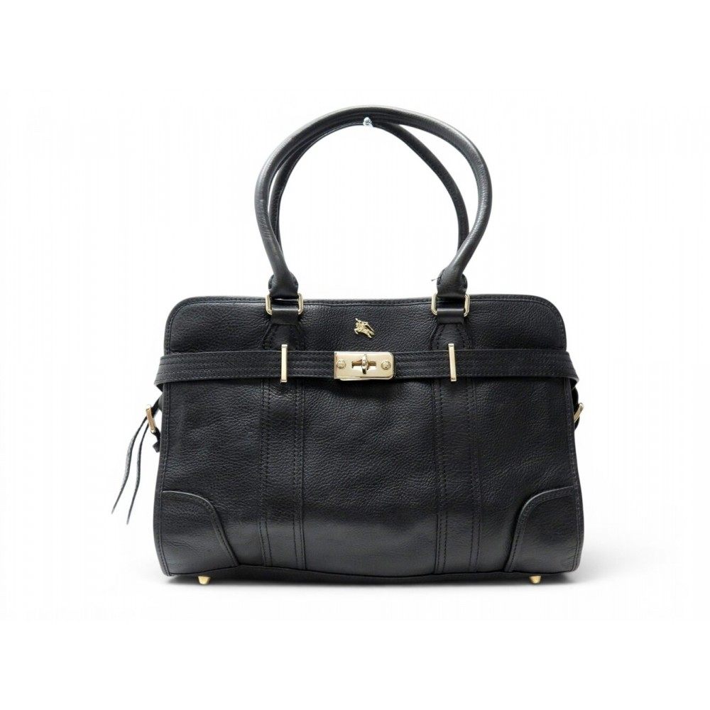 NEUF SAC A MAIN BURBERRY A SANGLES PORTE EPAULE EN CUIR GRAINE HAND BAG 2190€