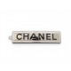 NEUF BARRETTE CHANEL AB6728B06481 6.2X1.5 CM EN METAL DORE GOLDEN HAIR CLIP 610€
