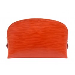 TROUSSE LOUIS VUITTON POCHETTE COSMETIQUE PM CUIR EPI ORANGE LEATHER POUCH 680€