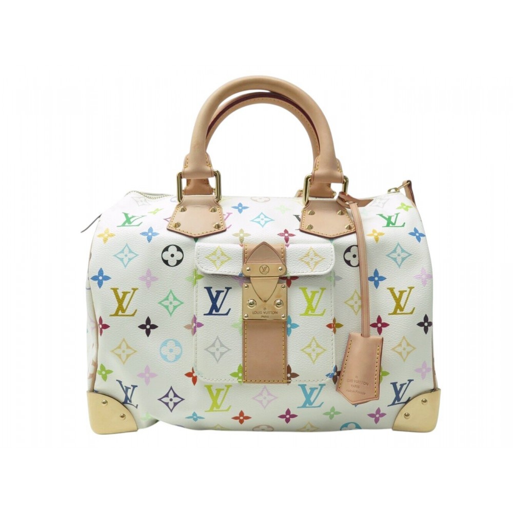 NEUF SAC A MAIN LOUIS VUITTON SPEEDY 30 TOILE MONOGRAM MURAKAMI HAND BAG 3500€