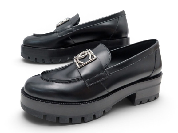 chaussures chanel mocassins cocomark g45156 37
