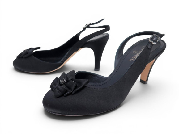  chaussures chanel slingbacks noeud logo cc g28633