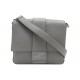 NEUF SAC A MAIN FENDI BAGUETTE 7VA537 CUIR GRAINE GRIS BANDOULIERE HANDBAG 2200E