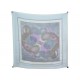 FOULARD CHANEL LOGO CC MOTIF AQUARELLE CARRE 90 EN MOUSSELINE DE SOIE SCARF 530€
